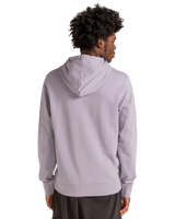 The Element Mens Blazin Chest Hoodie in Lavender Grey