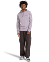 The Element Mens Blazin Chest Hoodie in Lavender Grey