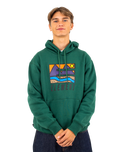 The Element Mens Trekka Hoodie in Dark Green