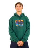 The Element Mens Trekka Hoodie in Dark Green