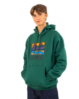 The Element Mens Trekka Hoodie in Dark Green