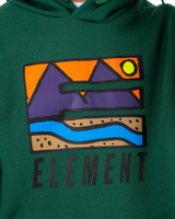 The Element Mens Trekka Hoodie in Dark Green