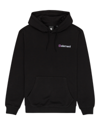 The Element Mens Joint Cube Hoodie in Flint Black