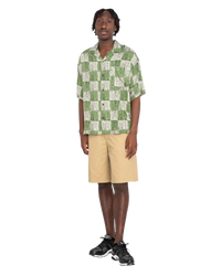 The Element Mens Resort Shirt in Checkerboard