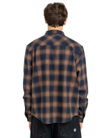 The Element Mens Tacoma Classic Flannel Shirt in Dull Gold