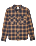 The Element Mens Tacoma Classic Flannel Shirt in Dull Gold