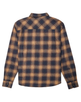 The Element Mens Tacoma Classic Flannel Shirt in Dull Gold