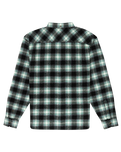 The Element Mens Lumber Classic Flannel Shirt in Black & Mineral