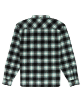 The Element Mens Lumber Classic Flannel Shirt in Black & Mineral