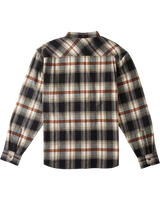 The Element Mens Lumber Classic Flannel Shirt in Black & Dull Gold