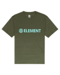 The Element Mens Blazin T-Shirt in Beetle