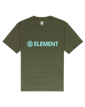 The Element Mens Blazin T-Shirt in Beetle