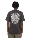 The Element Mens Timber Jester T-Shirt in Off Black