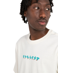 The Element Mens Marching Ants T-Shirt in Egret