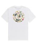 The Element Mens Saturn Fill T-Shirt in Optic White