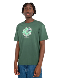 The Element Mens Magical Place T-Shirt in Garden Topiary