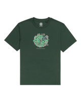 The Element Mens Magical Place T-Shirt in Garden Topiary