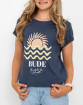 Bude T-Shirt in Denim Blue