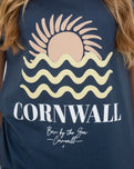 Cornwall T-Shirt in Denim Blue