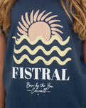 Fistral T-Shirt in Denim Blue