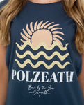 Polzeath T-Shirt in Denim Blue