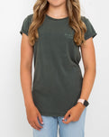 Turtle T-Shirt in Stone Wash Green