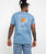 The Salt Water Seeker Mens Map 2.0 T-Shirt in Blue Dusk