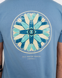 The Salt Water Seeker Mens Quiver T-Shirt in Blue Dusk