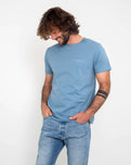 The Salt Water Seeker Mens Quiver T-Shirt in Blue Dusk