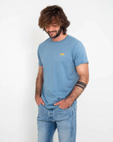 The Salt Water Seeker Mens Good Vibes T-Shirt in Blue Dusk