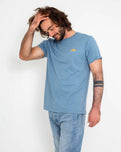 The Salt Water Seeker Mens Good Vibes T-Shirt in Blue Dusk