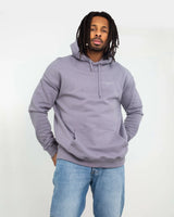 The Salt Water Seeker Mens Fins Hoodie in Storm Grey