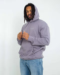 The Salt Water Seeker Mens Fins Hoodie in Storm Grey