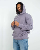 The Salt Water Seeker Mens Fins Hoodie in Storm Grey