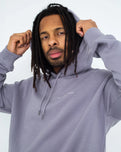 The Salt Water Seeker Mens Fins Hoodie in Storm Grey