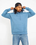 The Salt Water Seeker Mens Golden Hoodie in Blue Dusk