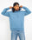 The Salt Water Seeker Mens Golden Hoodie in Blue Dusk