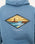 The Salt Water Seeker Mens Golden Hoodie in Blue Dusk