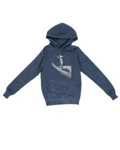 Hang 5 Hoodie in Denim Blue