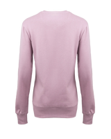 The Born by the Sea Womens Surf Babes Sweatshirt in Purple Rose