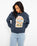 The Born by the Sea Womens Cornwall Arch Sweatshirt in Denim Blue