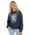 The Born by the Sea Womens Plastic Free 23 Sweatshirt in Denim Blue