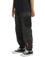 The Quiksilver Boys Boys Radical Cargo Joggers in Black Radical Times