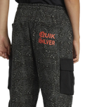 The Quiksilver Boys Boys Radical Cargo Joggers in Black Radical Times