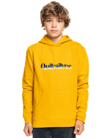 The Quiksilver Boys Boys Primary Colours Hoodie in Nugget Gold