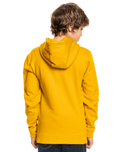 The Quiksilver Boys Boys Primary Colours Hoodie in Nugget Gold