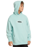 The Quiksilver Boys Boys Radical Times Hoodie in Pastel Turquoise