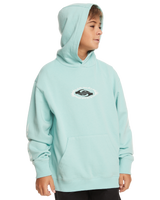 The Quiksilver Boys Boys Radical Times Hoodie in Pastel Turquoise