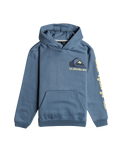 The Quiksilver Boys Boys Omni Logo Hoodie in Bering Sea