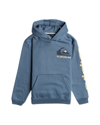 The Quiksilver Boys Boys Omni Logo Hoodie in Bering Sea